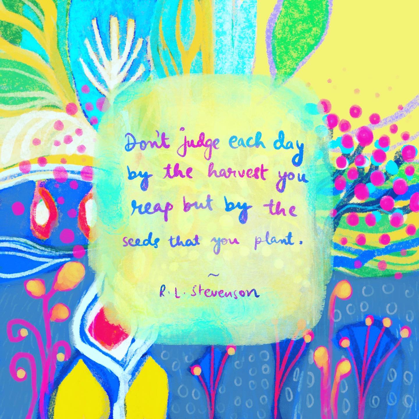 With a constant focus on outcomes sometimes we forget doing the most important task, the tiny step that will lead to the big expected outcome. A lot of tiny steps that is, so what are you planting today?