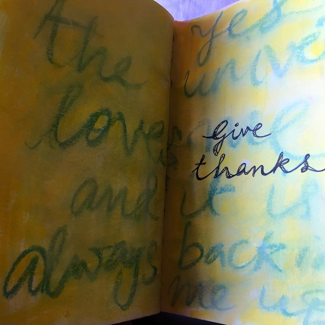 Yes! The universe loves me and it is always backing me up…a little prayer for today… Give thanks… thanks