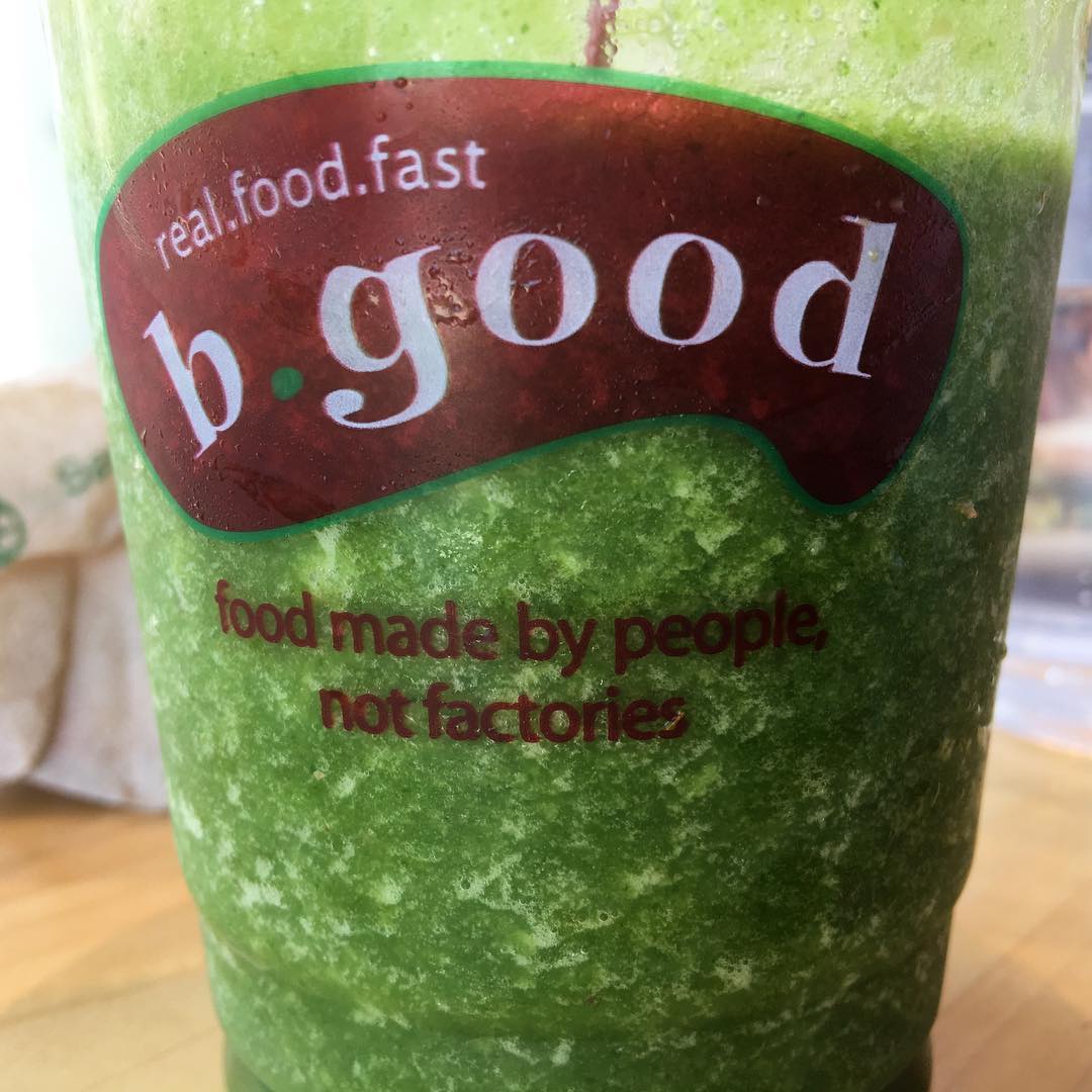 Yum kale smoothie ever! @b.goodofficial